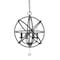 Z-Lite Tull 4 Light Chandelier, Matte Black 458-16MB - alternate 5